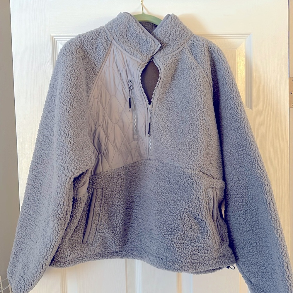 JoyLab Quarter Zip Sherpa